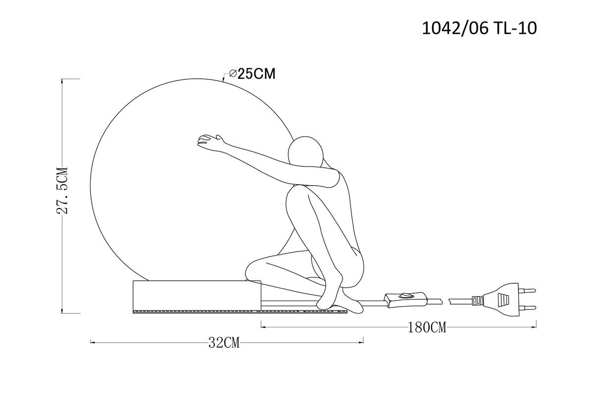 Настольная лампа Divinare Eleganza 1042/06 TL-6