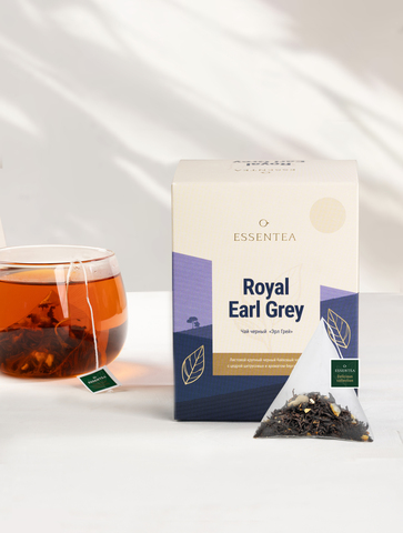 Чай ESSENTEA черный Royal Earl Grey Королевский Эрл Грей 50 г. (2,5 г х 20 шт)