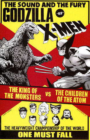 Godzilla vs X-Men #1 (One Shot) (Cover B)
