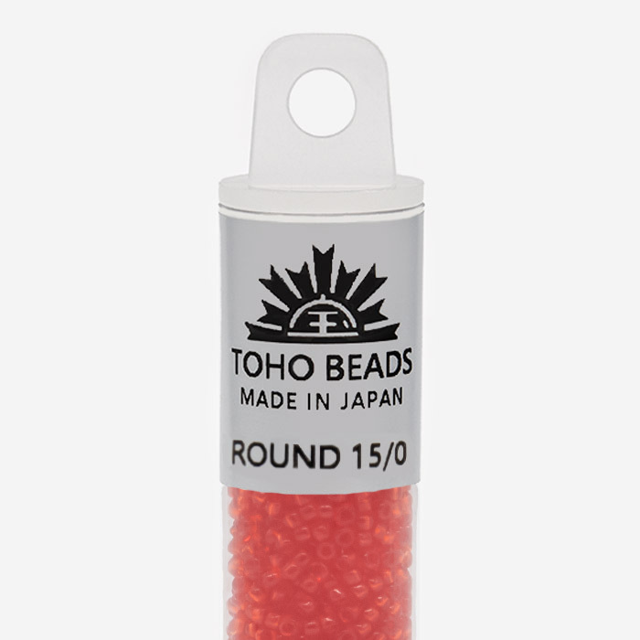 Японский бисер TOHO Round 15/0 (№5), прозрачный