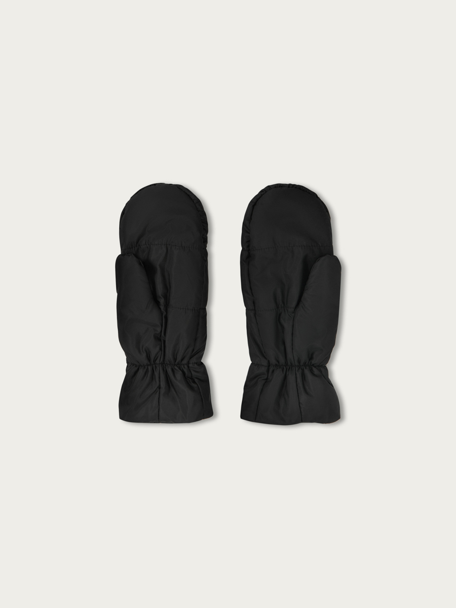 

Варежки Эссен с горизонтальной стежкой, Черный