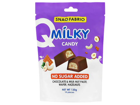 Молочный шоколад SNAQ FABRIQ MILKY с молочно-ореховой пастой вафлей 130г, шт