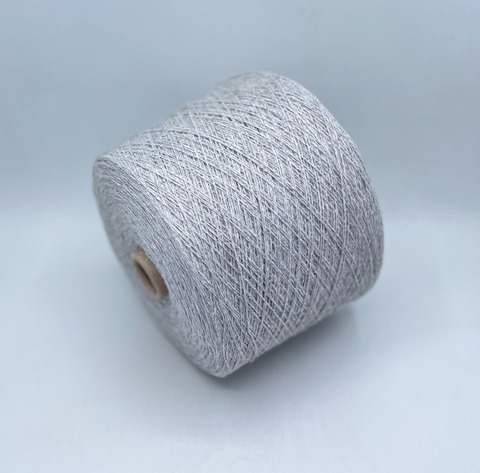 Filcom (пр.Италия), art-Talamone 2/15 750м/100гр.  50%Меринос,10%Шелк, 40% Кашемир цвет-Светло-серый,меланж, арт.36200