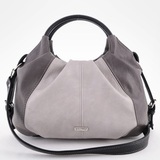 Сумка Саломея 357 мульти итальянский серо-черный