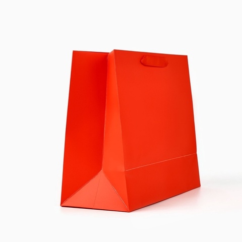 Пакет подарочный M горизонтальный, Happy Birthday, 27*23*11 см (Д*В*Ш), 1 шт.