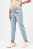 Джинсы для беременных (BOYFRIEND) 15766 голубой