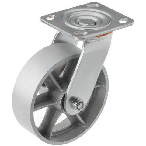 Большегрузная поворотная колесная опора SCs 63 (чугун, диаметр 150 мм)