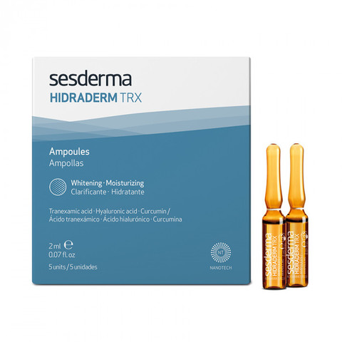 SESDERMA HIDRADERM TRX Ampoules – Средство в ампулах увлажняющее, осветляющее, 5 шт по 2 мл