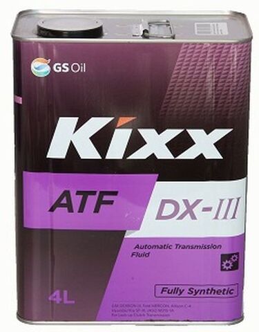 Жидкость для АКПП KIXX ATF DX-III(E) 4L