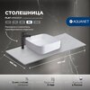 Aquanet 345784 Столешница Flat 90 отв. слева цв. мрамор (345784)