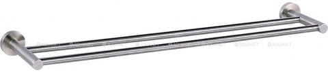 Aquanet 4524D 4524D Держатель для полотенца 60см двухрядный Aquanet, хром (264913)