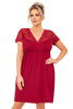Livia nightdress plus Burgundy
