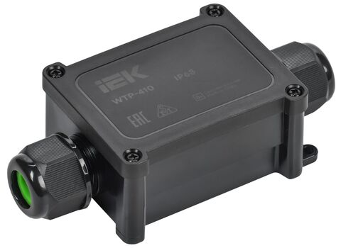 Коробка распред. герметичная WTP-410 2 ввода IP68 IEK