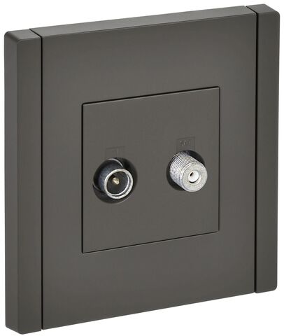 FORTE&PIANO Роз. двойная TV+SAT FP338 сер. IEK