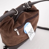 Рюкзак Саломея 1059 эко-замша шоколад