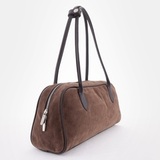 Сумка Саломея 2042 эко-замша шоколад