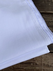 Отрез 1,1м Костюмный хлопок, твил, цвет Optic White