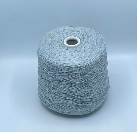 Luxury Selection by Ri.Go, Brina, 320м. 70% Крапива, 30% Лен, Бежевато-голубой,меланж(207/7), 39494