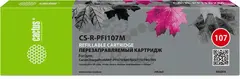 Картридж перезаправляемый струйный Cactus CS-R-PFI107M пурпурный для Canon imageProGRAF iPF670, 680, 685, 770, 780, 785 без чипа