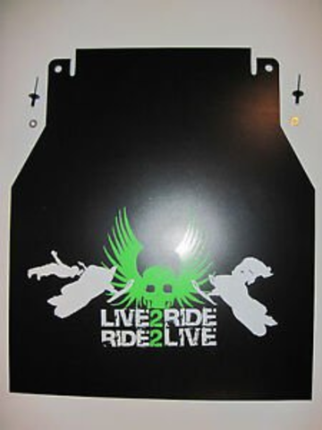 Live to ride (Брызговик для снегохода)