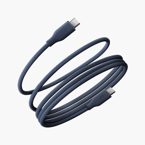 Кабель магнитный Energea HELIX MAGNETIC, USB-C to USB-C, 60W 1.5M, Синий | Blue