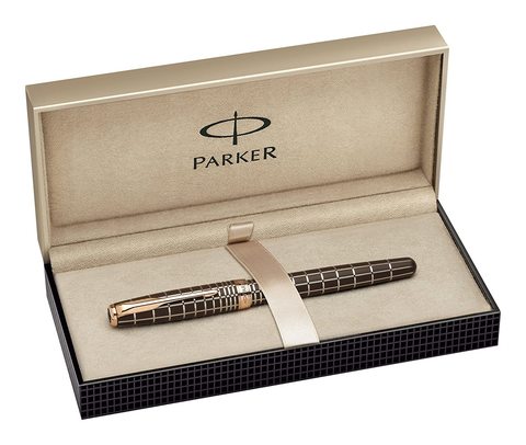 Ручка-роллер Parker Sonnet Premium T531, Masculine Brown PGT (1859483)