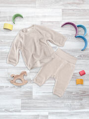 Велюровый комплект Mjölk White Sand