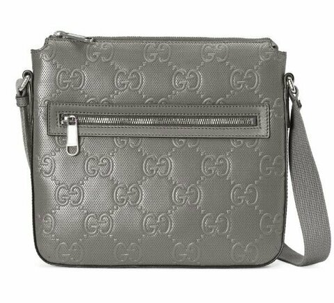 Сумка-мессенджер Gucci маленького размера с тиснением GG