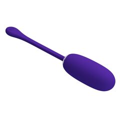 Фиолетовое перезаряжаемое виброяйцо Julius - 