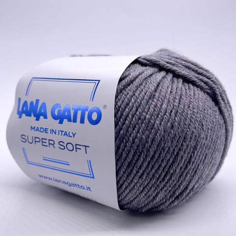 Пряжа Lana Gatto Supersoft 20742 серый