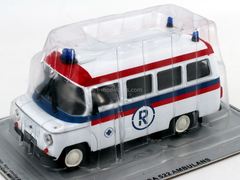 Nysa 522 Ambulans Ambulance white-red-blue 1:43 DeAgostini Kultowe Auta PRL-u