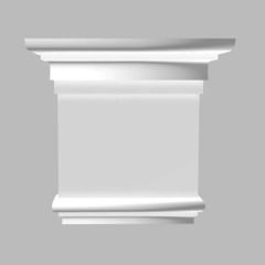 Капитель Decomaster 92815-1R 200х190х60мм