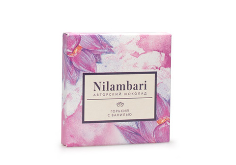 Шоколад горький с ванилью Nilambari, 65г