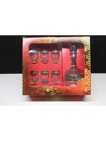 Набор графин и 6 стопок