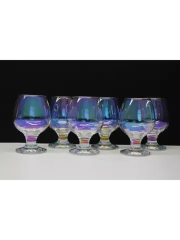 Бокалы для коньяка и бренди 6 шт 250 мл" Радужная коллекция"