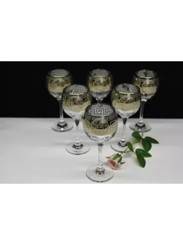 Фужеры для вина 6 штук Версаче