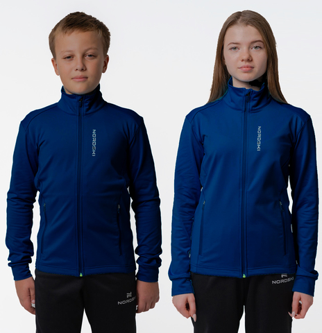 Детская Флисовая Толстовка Nordski Layer Blueberry