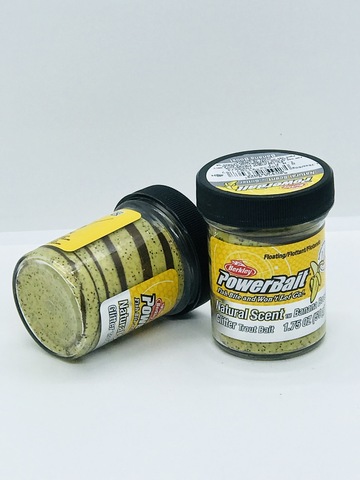 Паста Berkley Natural Scent Glitter Trout Bait 50G BGTBNBO2 1525274 Banana Boost (Банан) желто-коричневый с блеском 6шт/уп