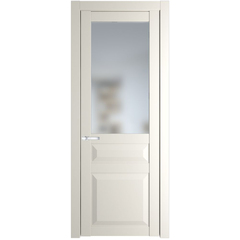 Межкомнатная дверь эмаль Profil Doors 1.5.3PD перламутр белый остеклённая