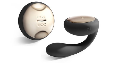 Черный вибромассажер для пар Ida Black - Lelo LEL7435 Ida Black