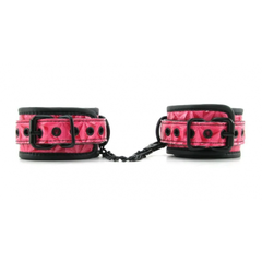 Наручники на цепочке Luxury fetish красные