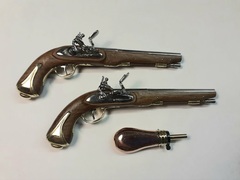 French flintlock pistol