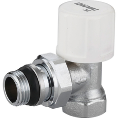 Термостатический радиаторный клапан IVANCI угловой со стопорным кольцом 1/2