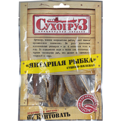 Рыбные снеки Рыбка янтарная Сухогруз, 70г