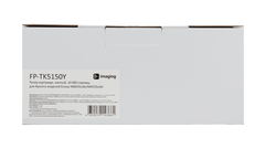 Тонер-картридж F+ imaging, желтый, 10 000 страниц, для Kyocera моделей Ecosys M6035cidn/M6535cidn (аналог TK-5150Y /1T02NSANL0), FP-TK5150Y