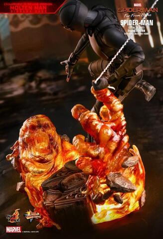 Фигурка Человек паук масштаб 1/6 Человек-паук Вдали от дома Hot Toys Deluxe Version