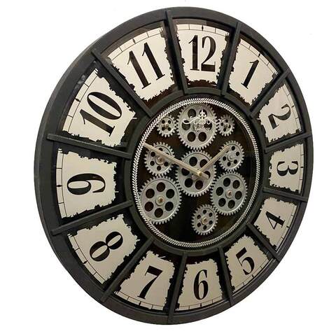 Настенные часы с шестеренками CRK-500-G Galaxy