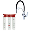Lemark LM3074C085 Комплект Lemark: Смеситель LM3074C для кухни с гибким изливом + Фильтр BASIC для очистки воды от хло