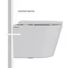 Berges 43378 Комплект : инсталляция NOVUM кнопка O5 Soft Touch черная, унитаз VITA Rimless 49 см, сиденье дюропласт микролифт, быстросъём