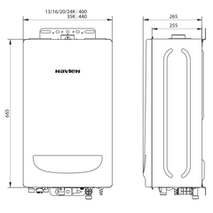 Navien Deluxe S 20K котёл газовый двухконтурный турбированный настенный